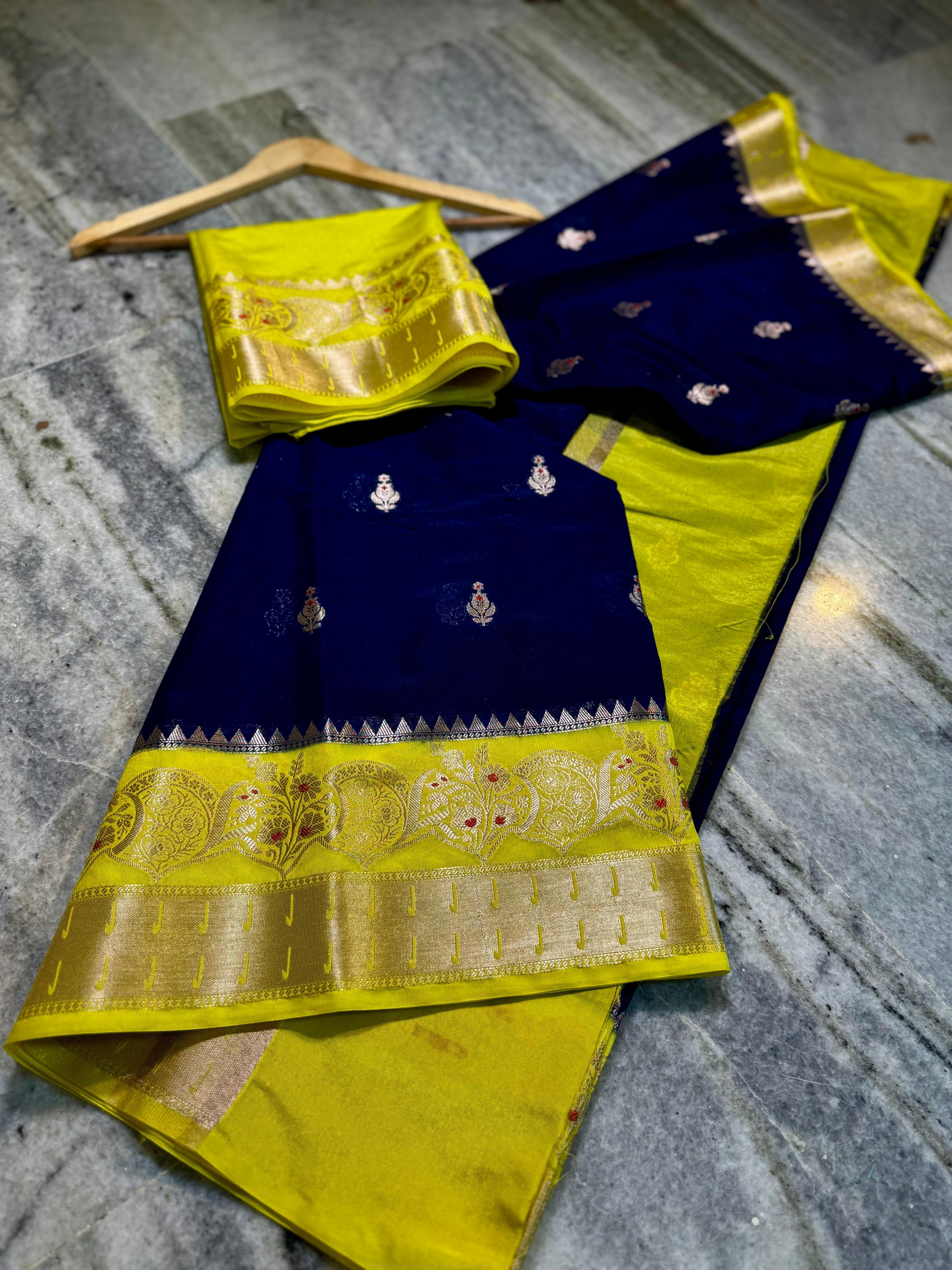 warm silk saree