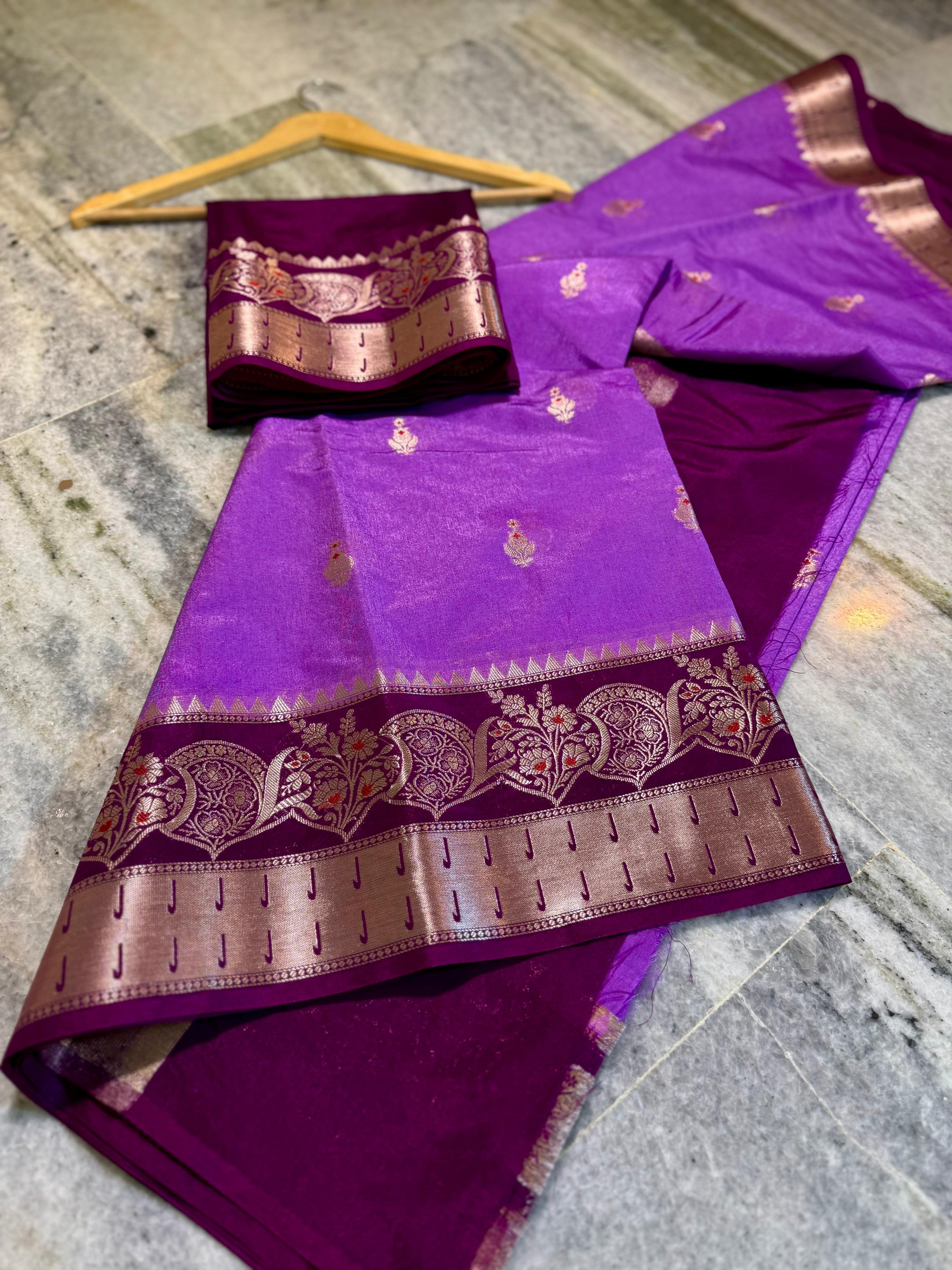 warm silk saree