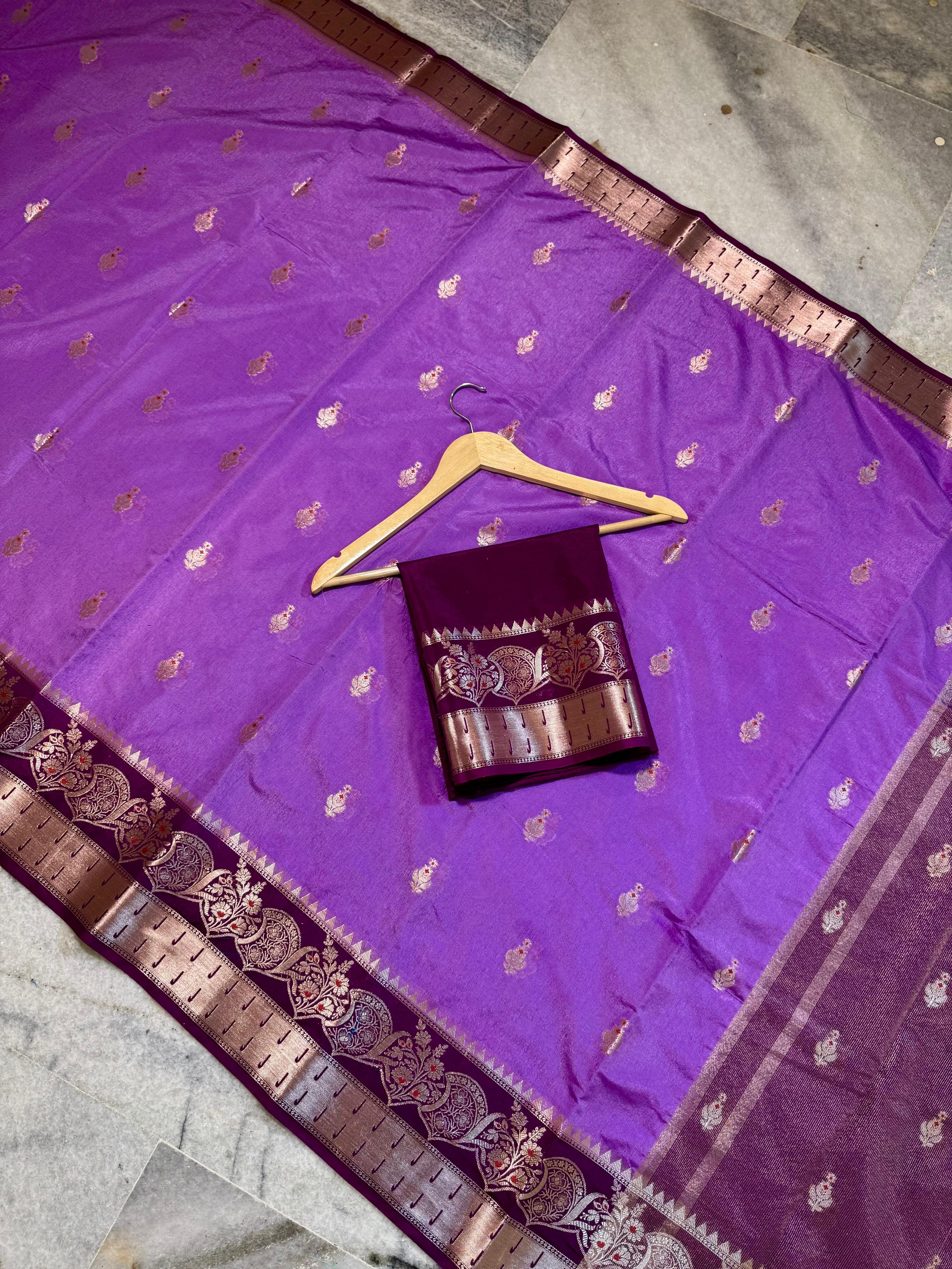 warm silk saree
