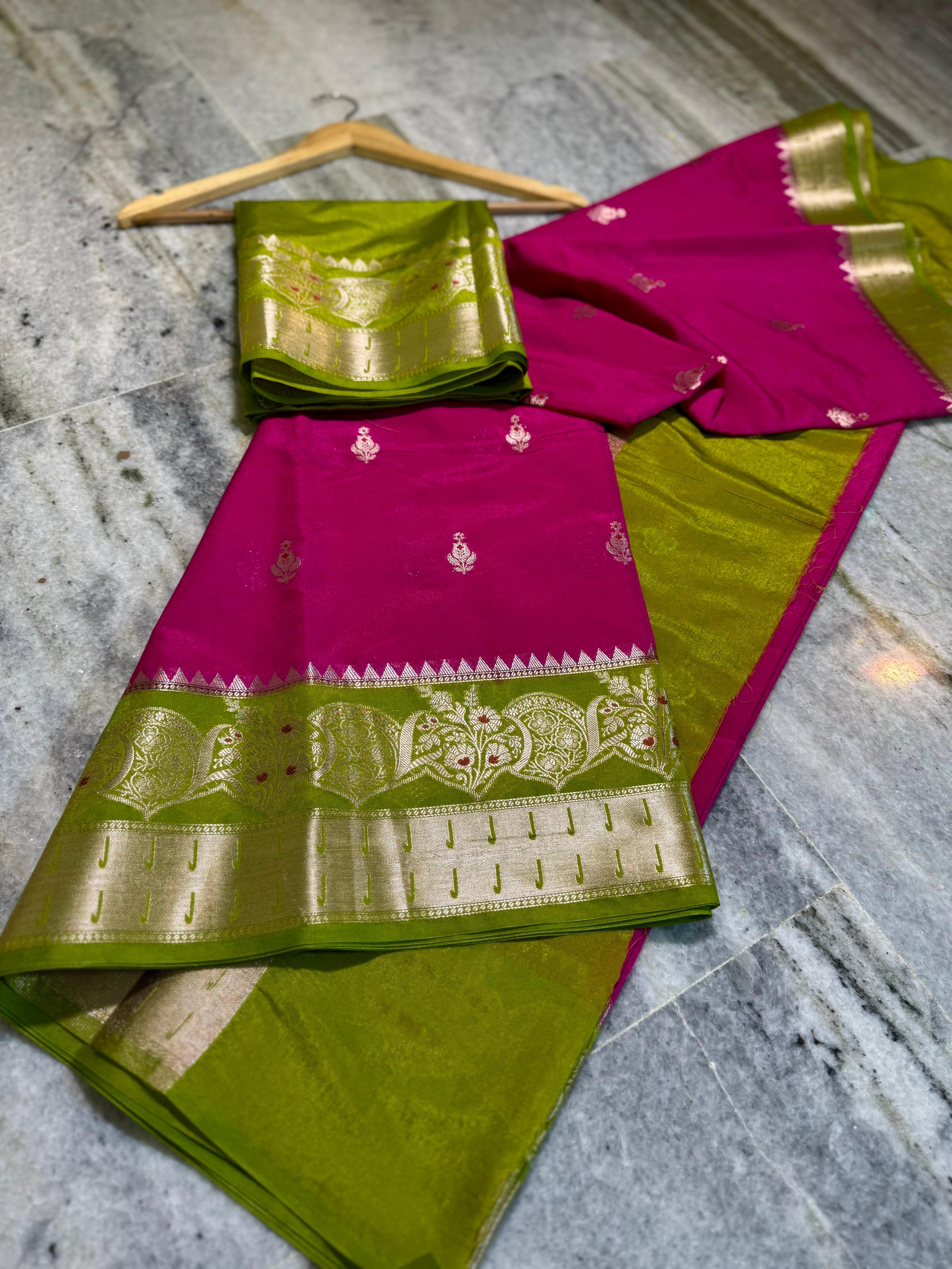 warm silk saree