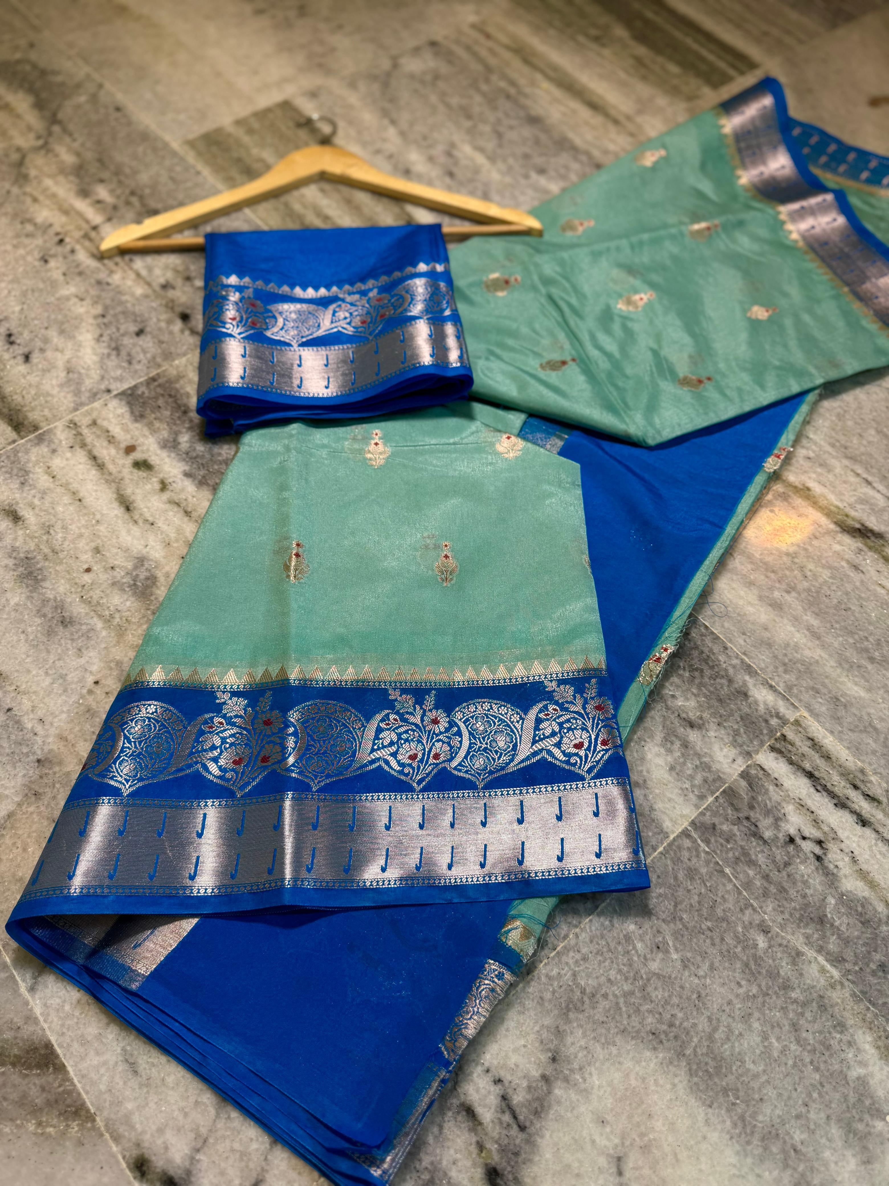warm silk saree