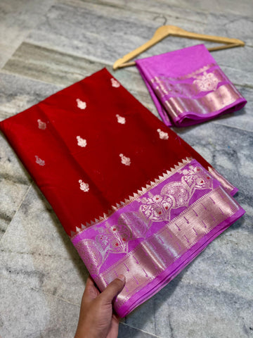 warm silk saree