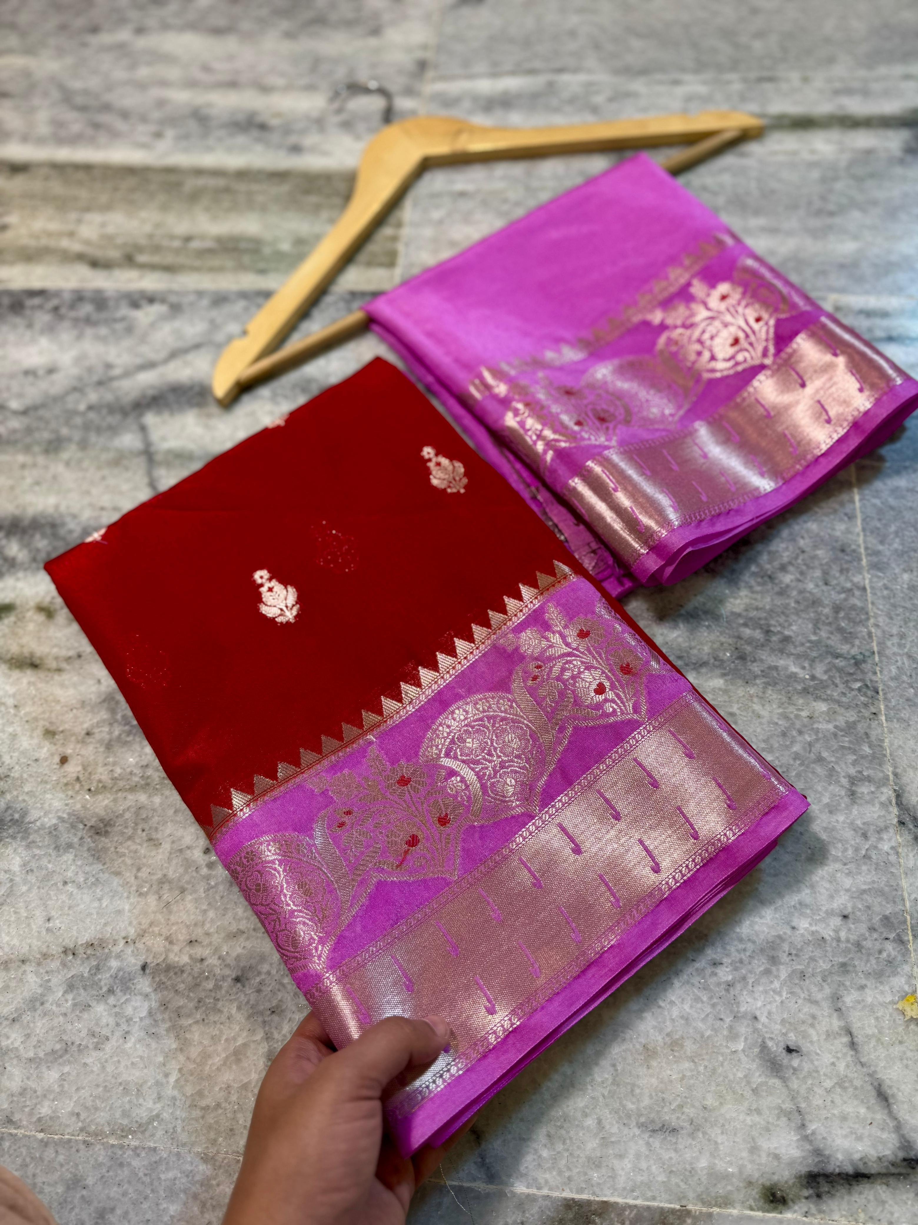 warm silk saree