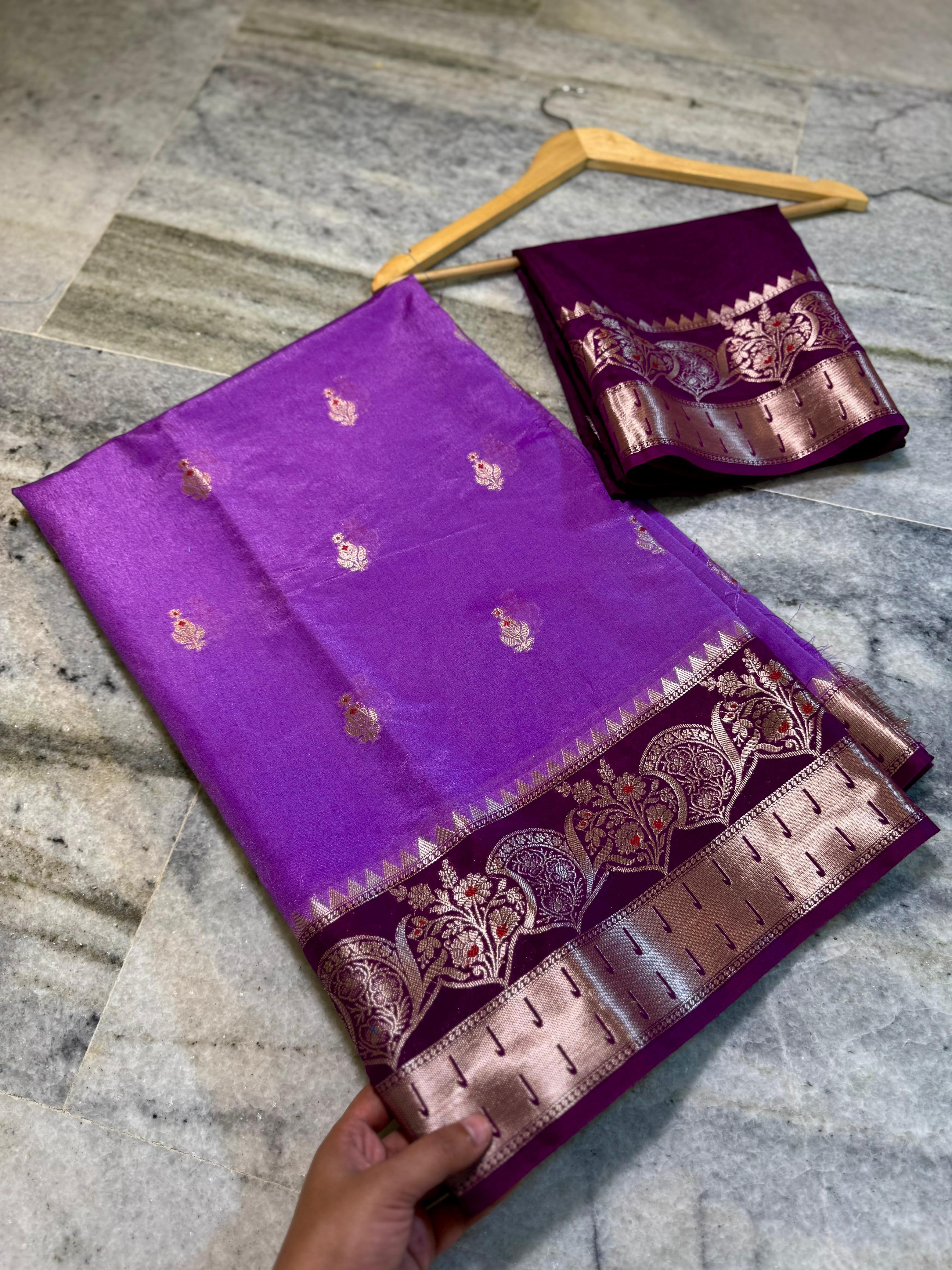 warm silk saree