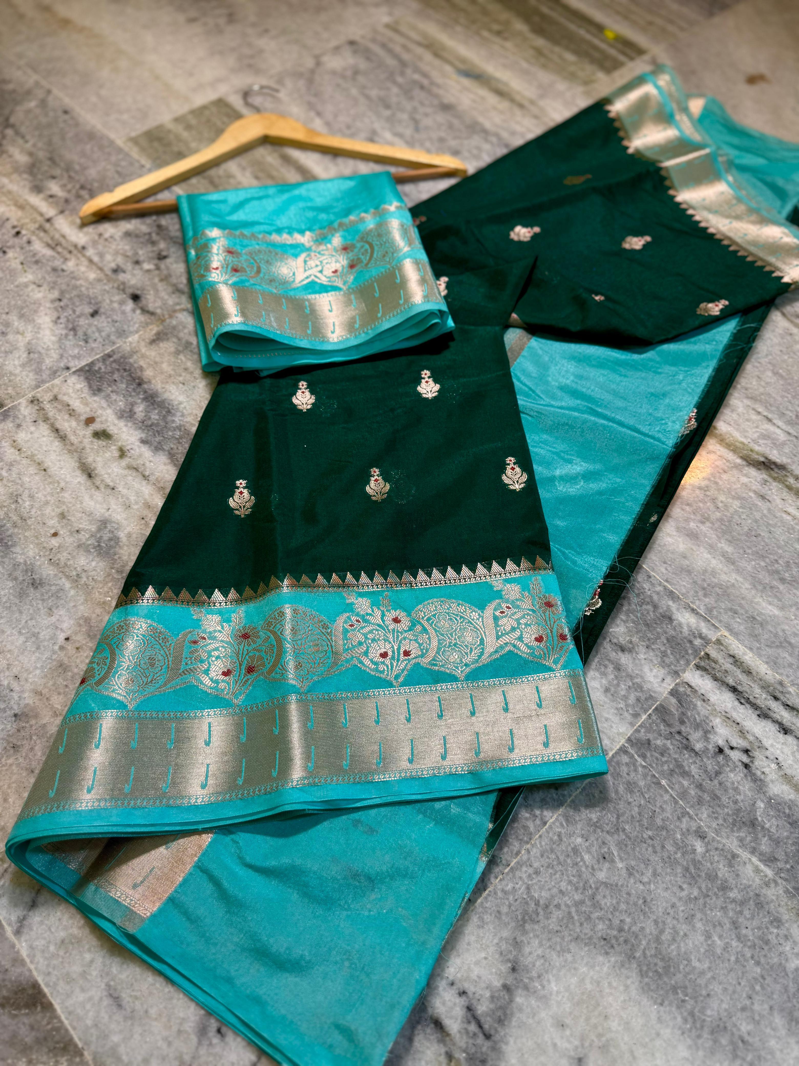 warm silk saree