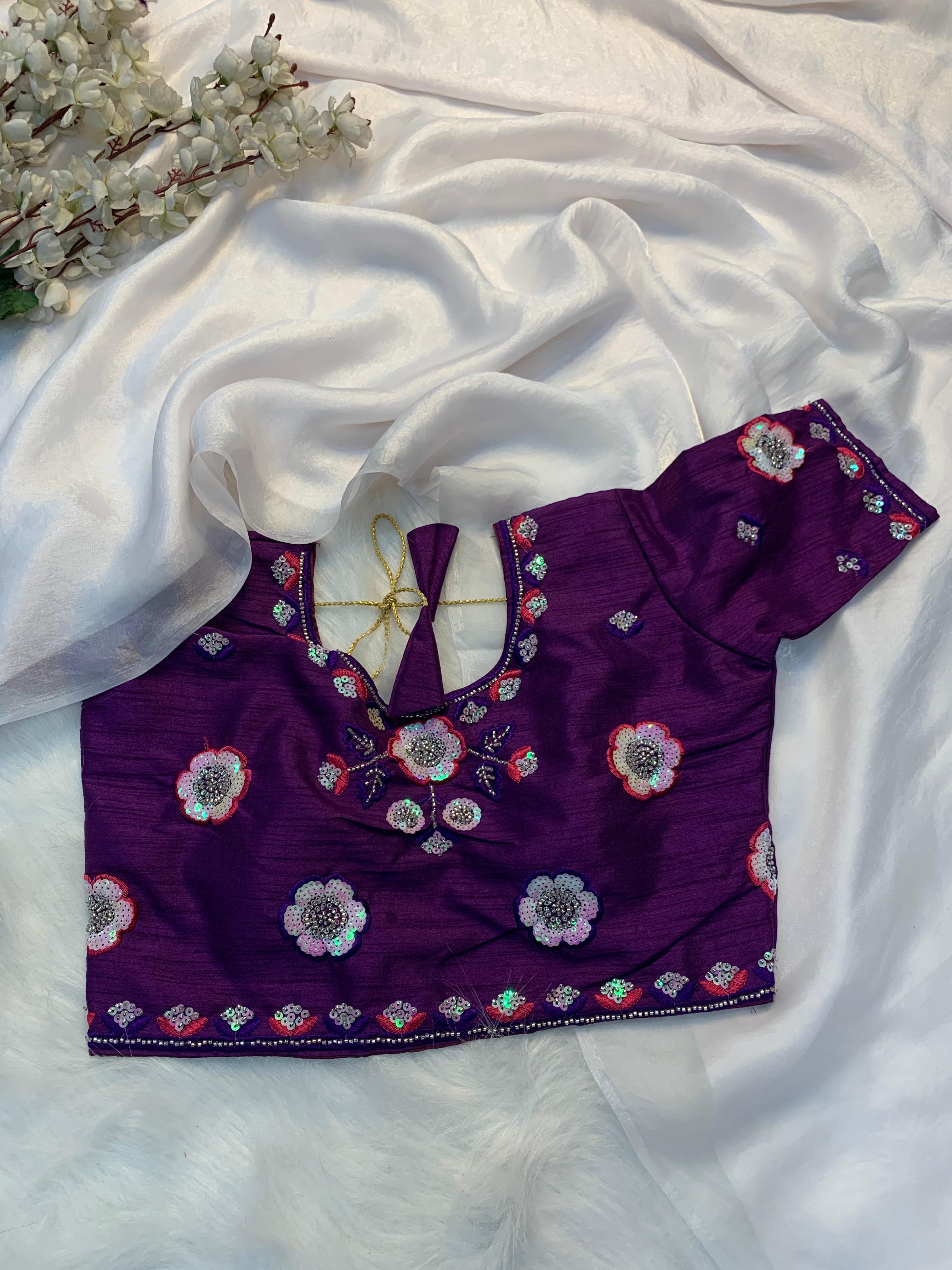 FENDY SATTIN SAREES