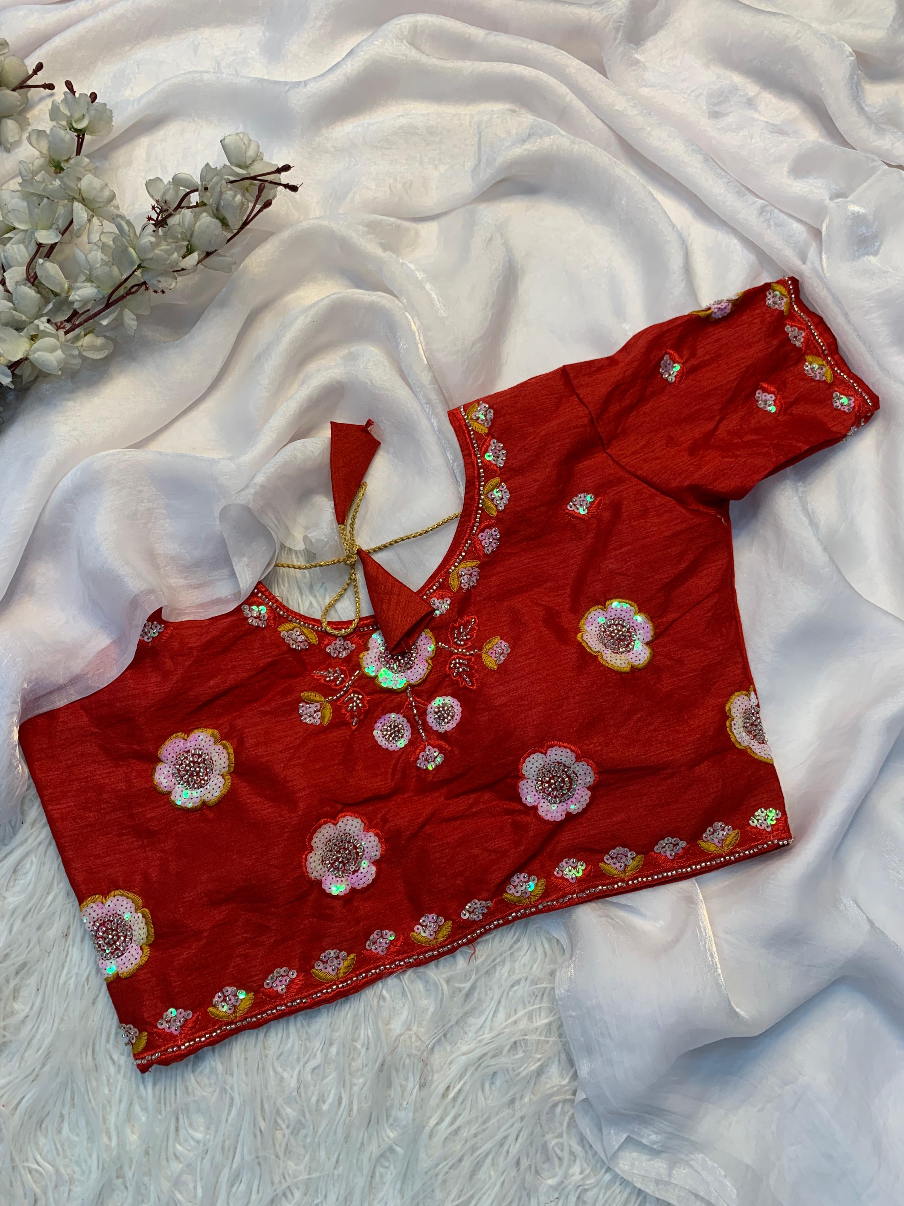 FENDY SATTIN SAREES
