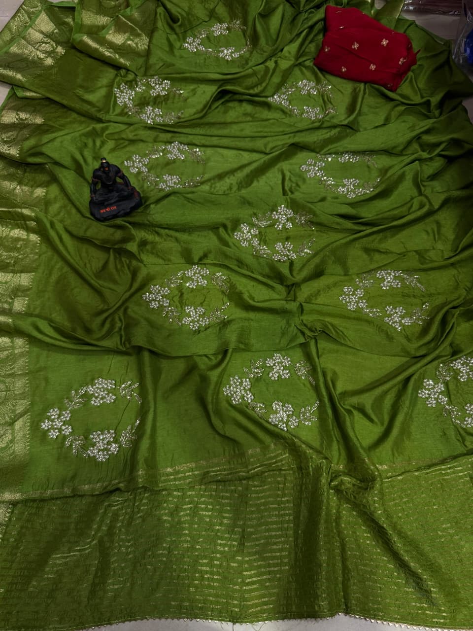 hand work sarees