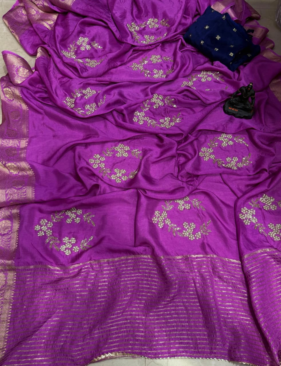 hand work sarees