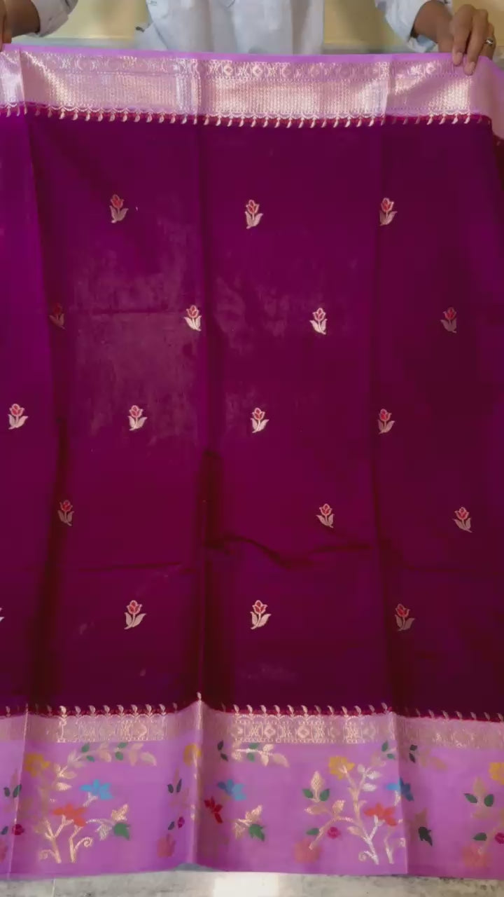 Banarasi katan silk saree