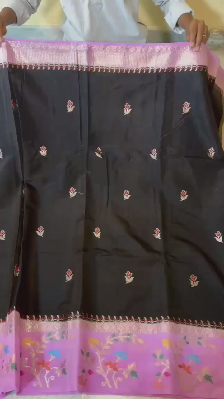 Banarasi katan silk saree