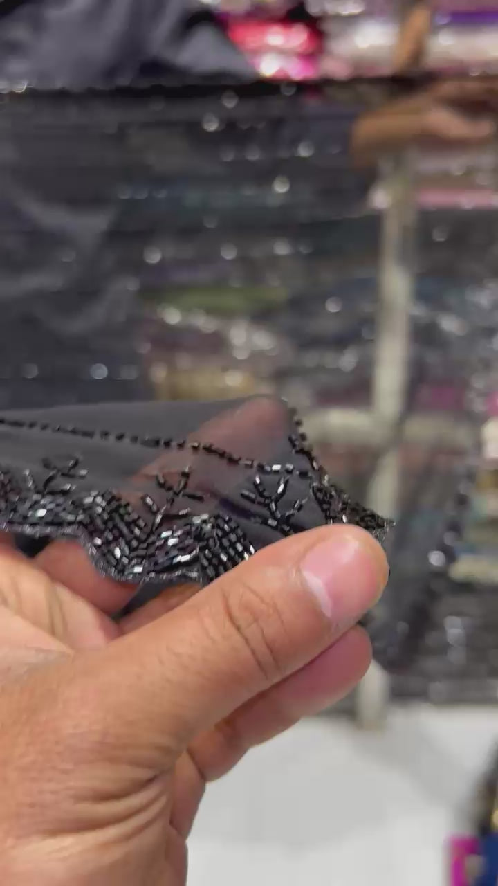 BLACK SAREES
