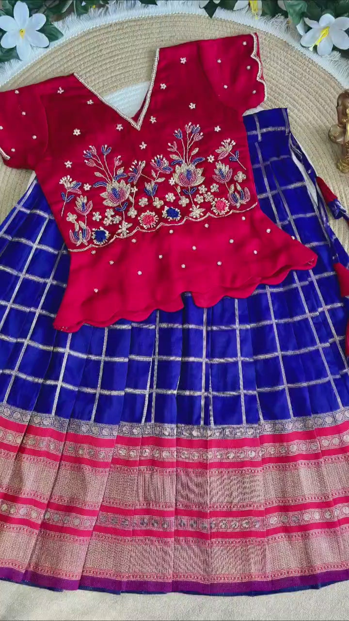 Vichithra silk kidswear